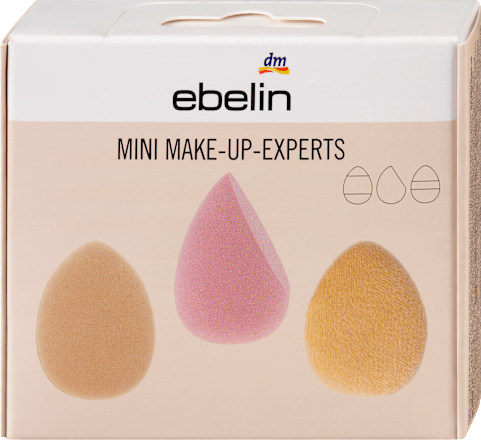 Set de bureți și aplicatoare de machiaj Experts Mini ebelin