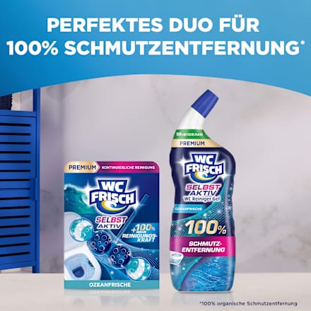 WC-Reiniger Gel Selbst Aktiv Ozeanfrische WC-Frisch