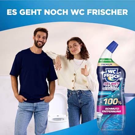 WC-Reiniger Gel Selbst Aktiv Ozeanfrische WC-Frisch