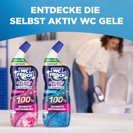 WC-Reiniger Gel Selbst Aktiv Ozeanfrische WC-Frisch