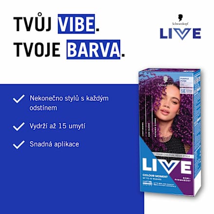 LIVE barva na vlasy Purple Punk 94 Schwarzkopf LIVE