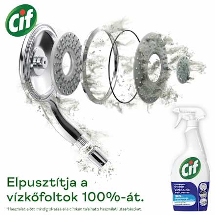 Vízkőoldó spray Cif