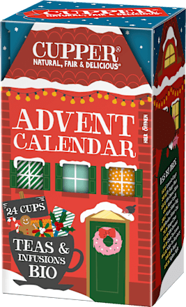 adventní kalendář bio čaje 24x2 g Cupper