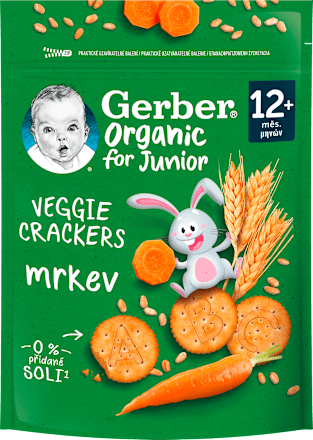 Organic krekry s mrkví Gerber Organic