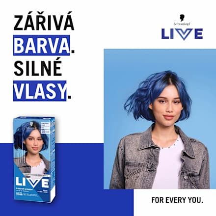 LIVE barva na vlasy Electric Blue 095 Schwarzkopf LIVE
