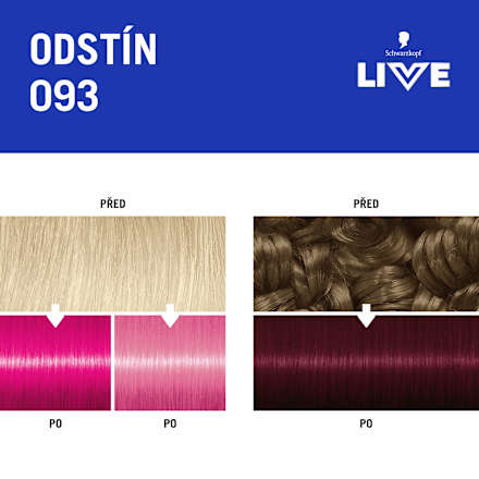 LIVE barva na vlasy Shocking Pink 93 Schwarzkopf LIVE