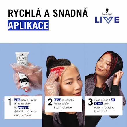 LIVE barva na vlasy Pillar box Red 92 Schwarzkopf LIVE