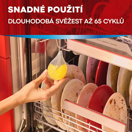 osvěžovač do myčky Deo Duo Perls s vůní citronu a pomeranče Somat