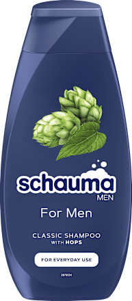 šampon pro muže s chmelovým extraktem schauma