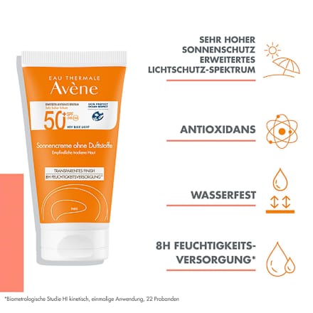 Avène Sonnencreme Gesicht ohne Duftstoffe LSF 50+ Avène