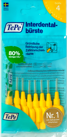 Interdentalbürsten gelb 0,7 mm ISO 4 TePe