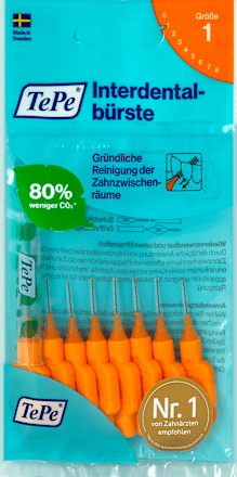 Interdentalbürsten orange 0,45 mm ISO 1 TePe