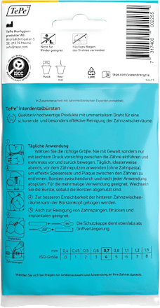 Interdentalbürsten gelb 0,7 mm ISO 4 TePe