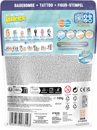 Badekugel Inkee Bluey sortiert CRAZE