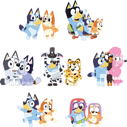 Badekugel Inkee Bluey sortiert CRAZE