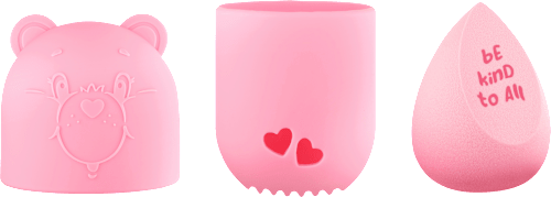 houbička na make-up a pouzdro Care Bears 02 Be Kind To All essence