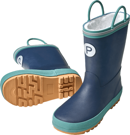Gummistiefel mit Futter, blau, Gr. 26/27
 PUSBLU