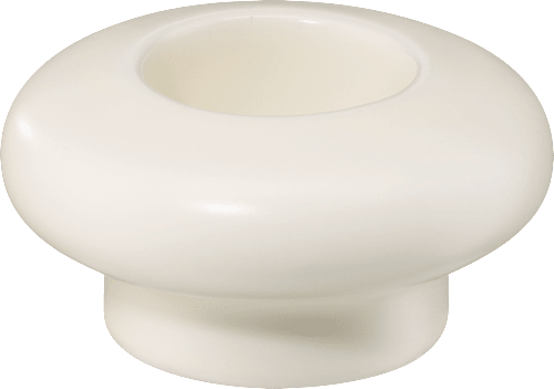 Eierbecher aus Steingut, offwhite (8,7x4,5 cm) dm home