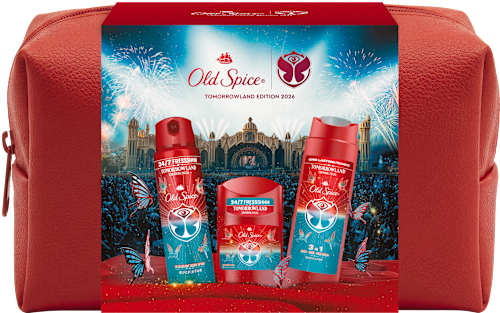 Poklon-paket Tomorrowland + torbica Old Spice
