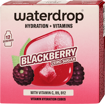 Pezsgőkocka Microdrink Snow, szeder ízű waterdrop