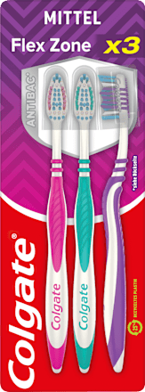 Zahnbürste Flex Zone mittel Dreierpack Colgate