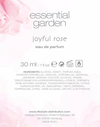 Női EdP Joyful Rose Essential Garden