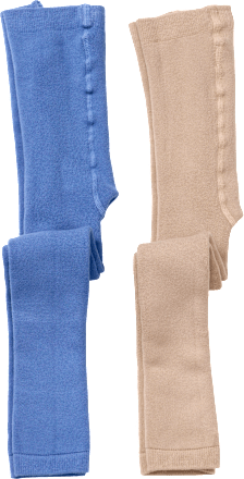 Thermoleggings, blau + beige, Gr. 110/116 ALANA