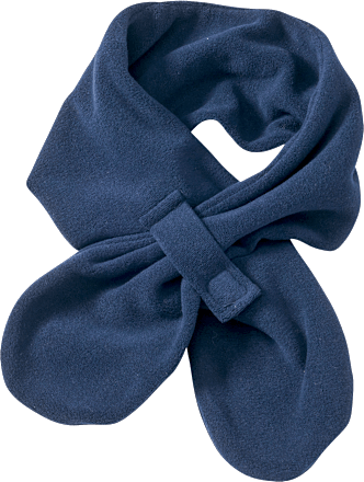 Fleeceschal mit Klettverschluss, blau PUSBLU