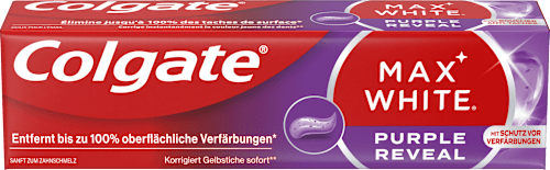 Zahnpasta Max White Purple Reveal Colgate