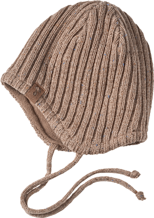 Strickmütze, braun, Gr. 44/45 PUSBLU