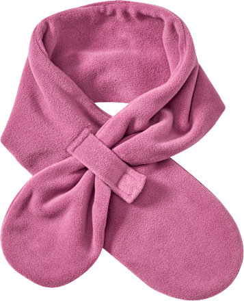 Fleeceschal mit Klettverschluss, rosa PUSBLU