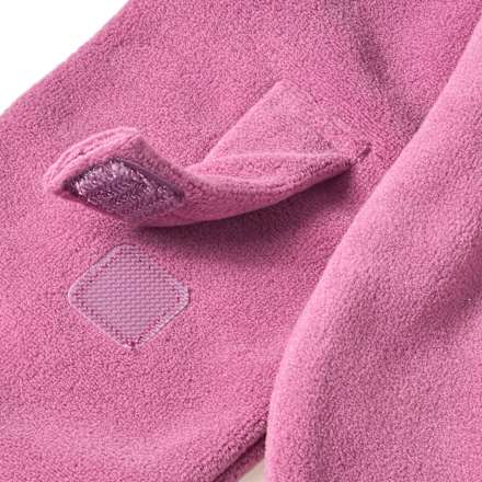 Fleeceschal mit Klettverschluss, rosa PUSBLU