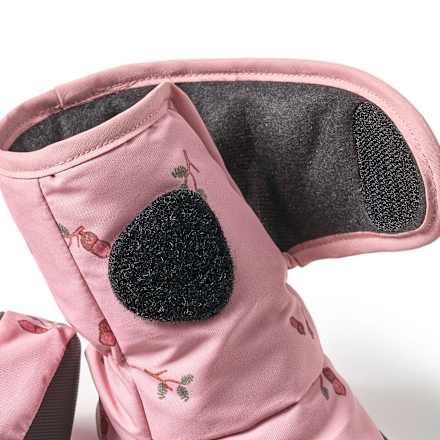 Thermoschuhe mit floralem Muster, rosa, 6-12 Monate PUSBLU