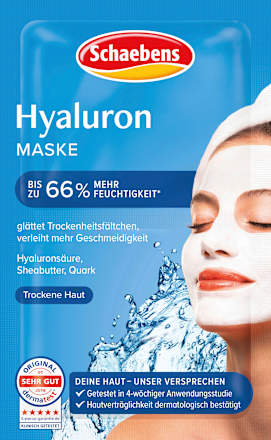 Gesichtsmaske Hyaluron Schaebens