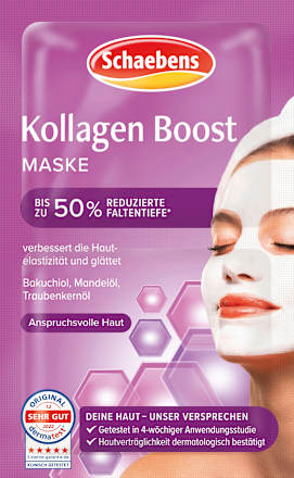 Gesichtsmaske Kollagen Boost (2 x 5 ml) Schaebens