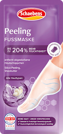 Fußmaske Socken Peeling (1 Paar) Schaebens