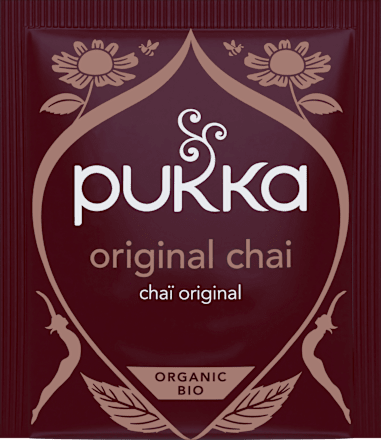 Gewürztee Original Chai mit Zimt, Kardamom und Ingwer (20 Beutel) pukka