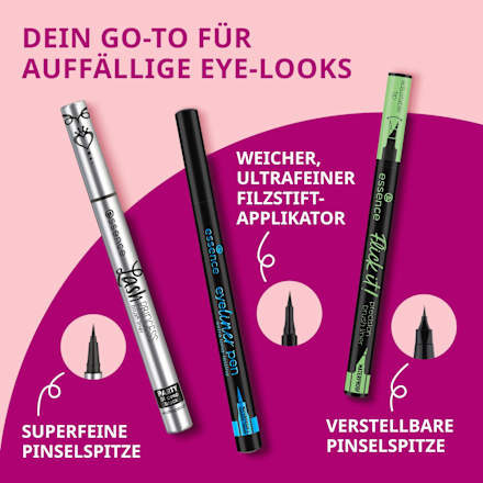 Eyeliner Precision Flick It! Waterproof 01 Black essence