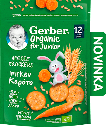 Organic krekry s mrkví Gerber Organic