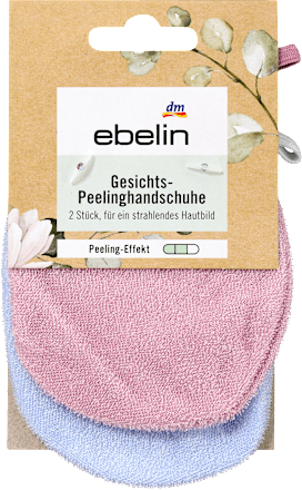Rękawice do peelingu twarzy ebelin