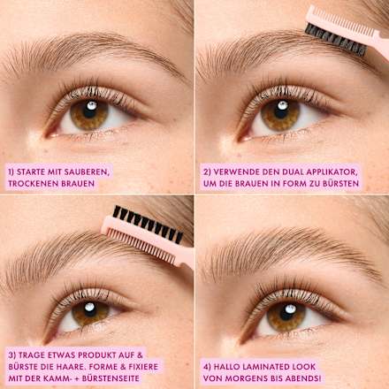 Augenbrauengel Brow Lift & Freeze Glue 02 Light Brown essence