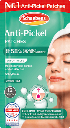 Anti Pickel Patches unreine Haut Schaebens