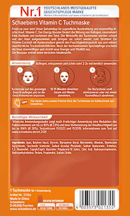 Tuchmaske Vitamin C Schaebens