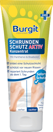 Fußcreme Schrunden Schutz Aktiv Burgit