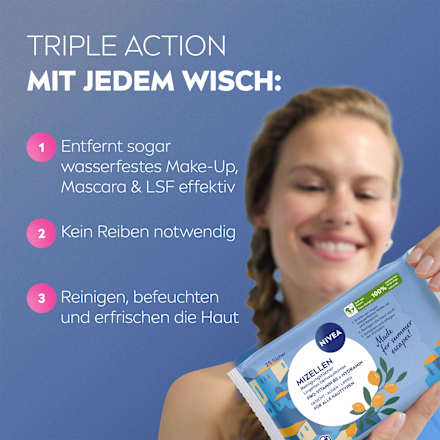 Mizellen Reinigungstücher Design Edition Städtetour NIVEA