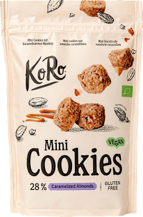 Cookies Mini Caramelized Almonds KoRo