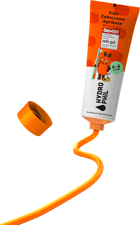 Zahncreme für Kinder Aprikose Hydrophil