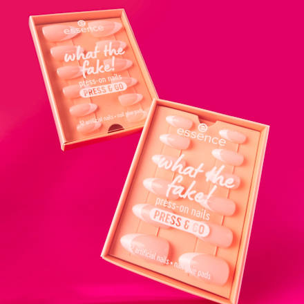 Umelé nechty What The Fake! Press & Go 01 French Nails essence