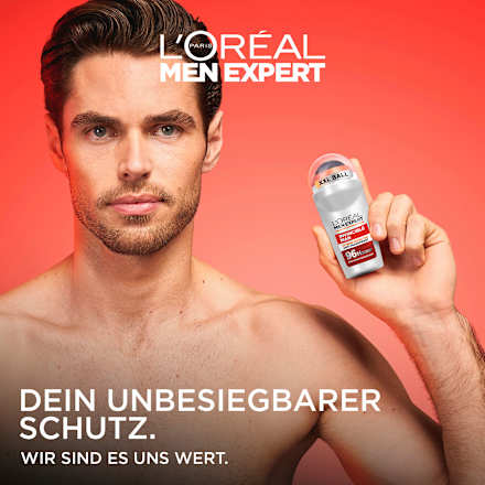 Antitranspirant Deo Roll-On Invincible Man L'ORÉAL PARiS MEN EXPERT