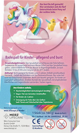 Badezusatz Überraschung Regenbogen Ponys tetesept: KIDS